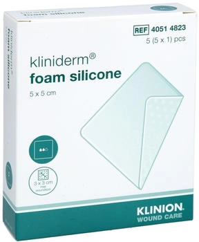 +Prisoma Schaumverband Silikon ohne Kleberand 5x5cm 5 Stück