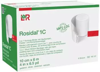 Lohmann & Rauscher Rosidal 1c 10cm X 6m 6 Stück