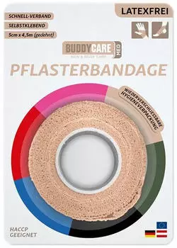 MY.SIZE Pflasterbandage latexfrei Buddycare MED haut 1 St
