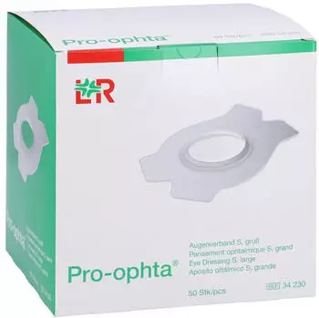 Avitamed Pro-Ophta Augenverband S groß 50 St