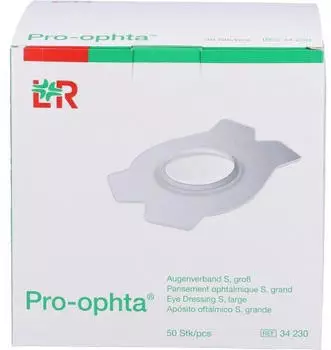 B2B Medical Pro-Ophta Augenverband S gro&szlig; 50 St