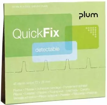 Plum QuickFix Detectable Pflaster 5513 1 Nachfüllpackung 45