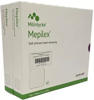 Adequapharm Mepilex 10x12 cm Schaumverband 10 St