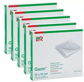 CPC Medical Gazin Kompr 10x10cm 8f St 50X2 Stück