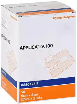 B2B Medical Applica I.v.100 Kan&uuml;lenpflaster m.Saugpolster 50 St&uuml;ck