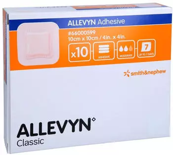 Acti Medi Allevyn Adhesive 10x10 cm haftende Wundauflage 10 St