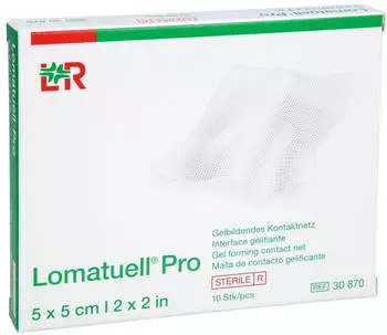 CC Pharma LOMATUELL Pro 5x5 cm steril 10 Stück