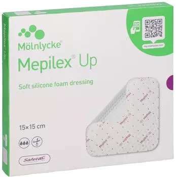 +Prisoma MEPILEX Up 15x15 cm Schaumverband 5 Stück