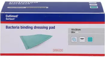 +Prisoma Cutimed Sorbact Saugkompressen 10x20 cm 20 St