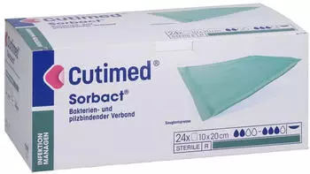 Acti Medi Cutimed Sorb Saugk 10x20cm 24 Stück