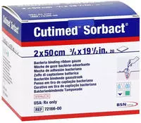 Cutimed Sorbact Tamponaden 2x50 cm 20 St