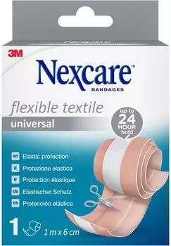 3M Pflaster Nexcare textile universal 1 Rolle elastisch atmungsaktiv 1m x 6cm