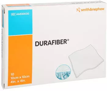 Avitamed Durafiber 10x10cm Verband 10 Stück