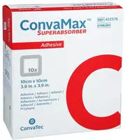 Convamax Superabsorber Adh&auml;siv 10x10 Cm 10 St