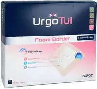 Urgot&Uuml;l Foam Border 10x10 Cm Verband 10 St