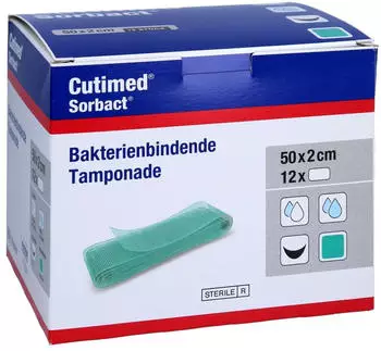 Acti Medi Cutimed Sorb Tampo 2x50cm 24 Stück