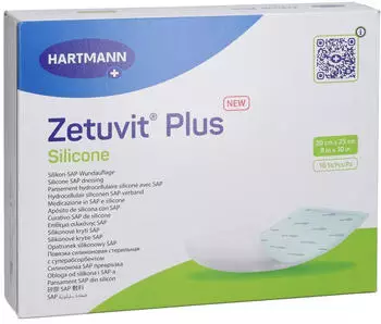 B2B Medical ZETUVIT Plus Silicone steril 20x25 cm 10 St&uuml;ck