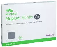 Mepilex Border Ag Schaumverb.10x12,5 Cm Steril 5 St