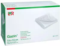 Gazin Mullkomp.7,5x7,5 Cm Steril 8fach 50X2 St