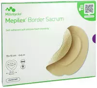 Mepilex Border Sacrum Schaumverb.15x15 Cm Steril