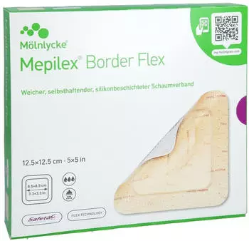 CPC Medical Mepilex Border Flex 12.5x12.5 cm 10 Stück
