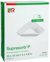 Suprasorb P Pu-schaumv.nicht Klebend 10x12 Cm 10 St