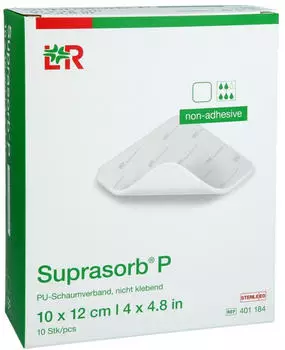 Lohmann & Rauscher SUPRASORB P PU-Schaumv.nicht klebend 10x12 cm 10 St&uuml;ck