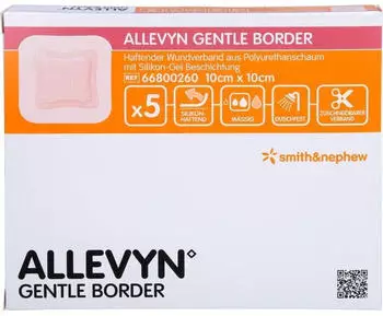Acti Medi Allevyn Gentle Border 10x10 cm Schaumverb. 5 St