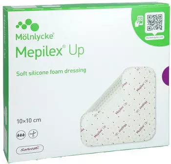 ACA M&uuml;ller MEPILEX Up 10x10 cm Schaumverband 5 St&uuml;ck