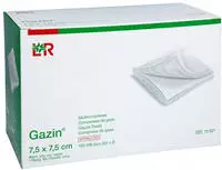GAZIN Mullkomp.7,5x7,5 cm steril 8fach