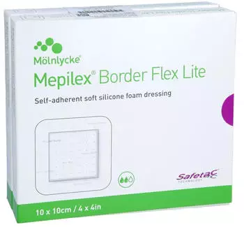 CPC Medical Mepilex Border Flex Lite 10 x 10 cm 10 Stück