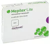 Mepilex Lite Schaumverband 6x8,5 Cm Steril 5 St