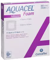 AQUACEL Foam adh&auml;siv 17,5x17,5 cm Verband