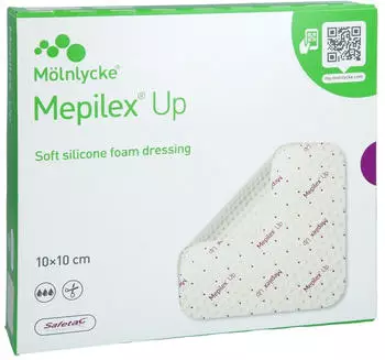 Crosp Medical MEPILEX Up 10x10 cm Schaumverband 5 St&uuml;ck