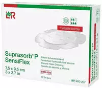 SUPRASORB P SensiFlex multisite border 7,5x9,5cm
