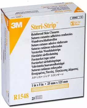 3M Steri-Strip Sterile Wundverschlussstreifen 25x125mm, 4 Streifen (R1548)