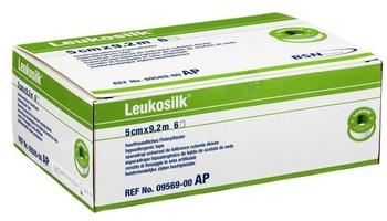 BSN Medical Leukosilk Anstaltspackungen ohne Schutzring 9,2 m x 5 cm (6 Stk.)