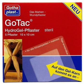 Gothaplast Gotac L Hydrogelpflaster 10 x 10 cm Steril (5 Stk.)