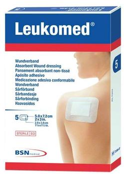 BSN Medical Leukomed Sterile Pflaster 7,2 x 5 cm (5 Stk.)