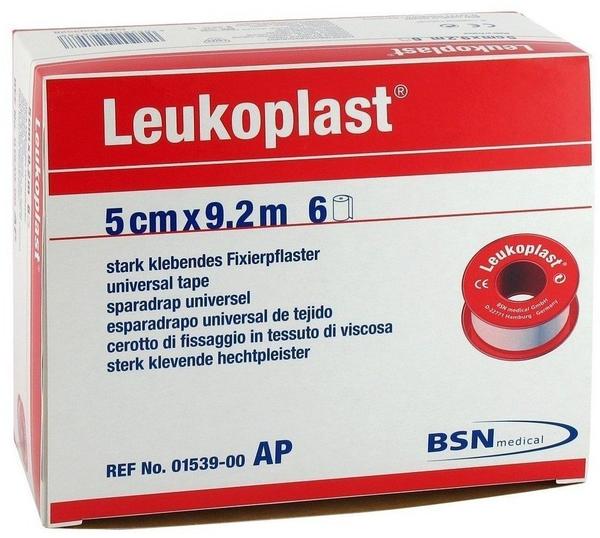 BSN Medical Leukoplast Anstaltspackungen ohne Schutzring 9,2 m x 5 cm (6 Stk.)