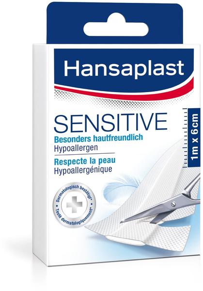 Hansaplast Sensitive Streifen 1m x 6cm