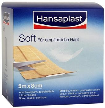 BSN Medical Hansaplast Soft Pflaster 5 m x 8 cm Rolle