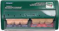 SALVEQUICK Pflasterspender 40xTextil-u. 45x wasserfestes Pflaster