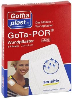 Gothaplast Gota-Por Wundpflaster 7,2 x 5 cm Steril (5 Stk.)