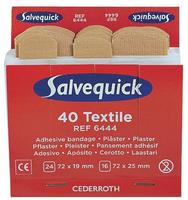 Salvequick 6444, Salvequick Wundpflasterset Textile 6444, 40 St&uuml;ck, Ma&szlig;e...