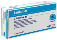 Leukoflex Verbandpflaster, 2,5 cm x 5 m 12 St
