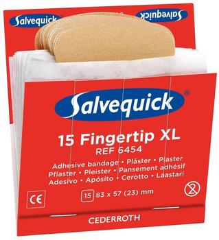 Holthaus Salvequick Nachfülleinsätze Fingerkuppen elastisch 9 x 6 cm (15 Stk.)