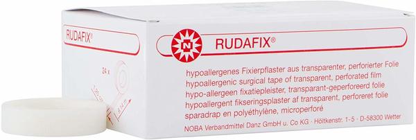 Noba RUDAFIX Fixierpflaster ohne Seitenscheiben, [Größen: 1.25 cm - Packung zu 24 Rollen