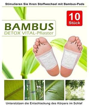G&M 20 Bambus Vital-Pads Fußpflaster Detox Energiepflaster entschlacken und reinigen auf traditioneller alt chinesische Art und Weise -100% natürlich