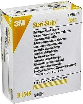 3M Medica Steri Strip Steril 25 x 127 mm Wundverschlußstreifen (25 x 4 Stk.)